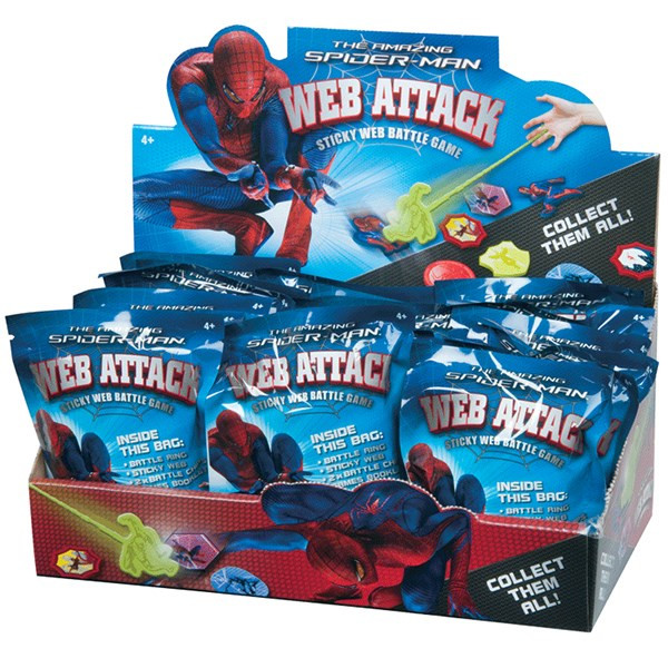 عروسک ماژورت سری مرد عنکبوتی مدل Web Attack Individual Foil Bag کد 213089715