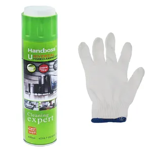 اسپری تمیز کننده هند بوس مدل Universal Foam حجم 650 میلی لیتر به همراه دستکش ایمنی ک ک 24