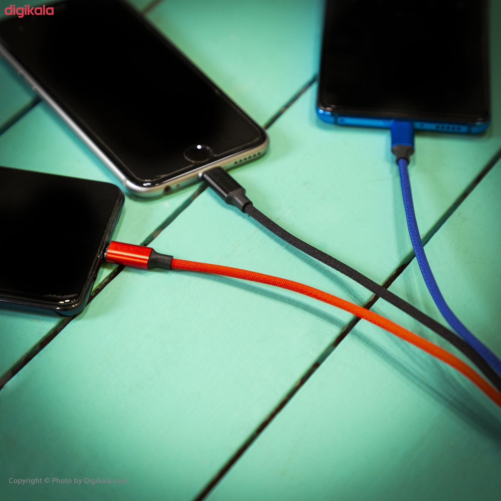 مشخصات قیمت و خرید کابل تبدیل Usb به لایتنینگ Usb C Microusb تاپیکس مدل Ts 03 طول 1 2 متر دیجی کالا