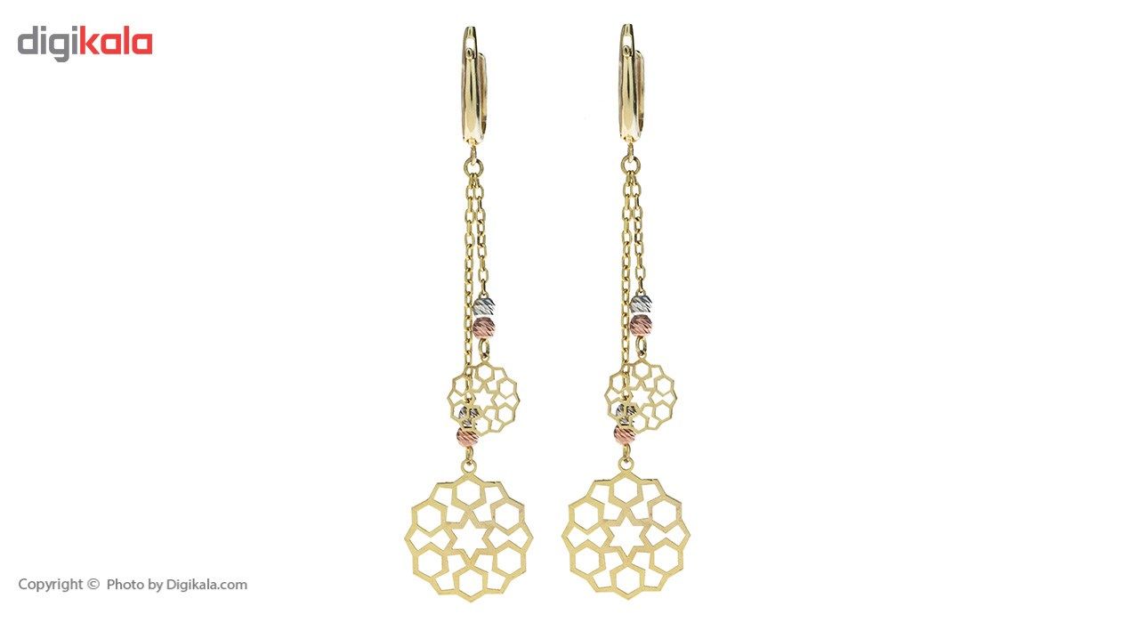 گوشواره طلا 18 عیار ماهک مدل ME0633 main 1 1