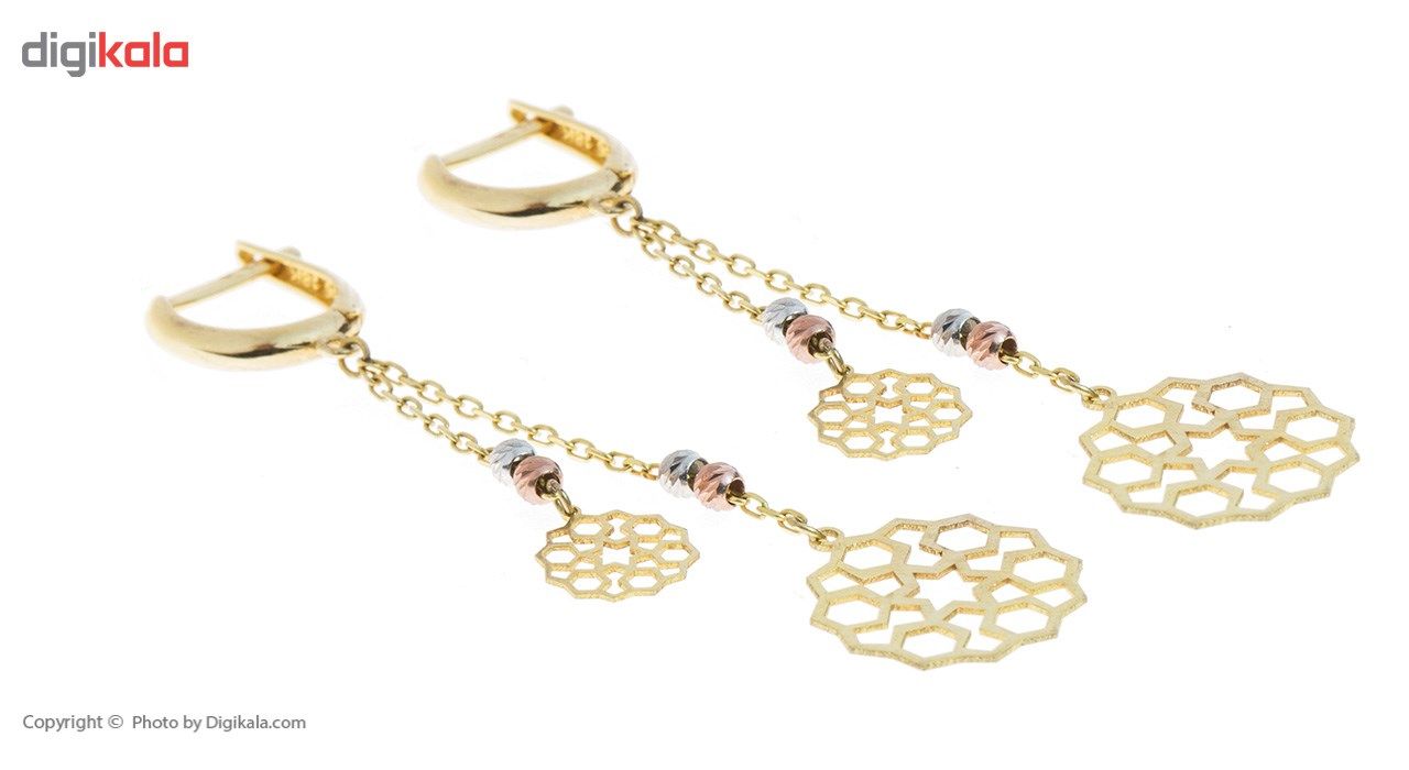 گوشواره طلا 18 عیار ماهک مدل ME0633 main 1 3