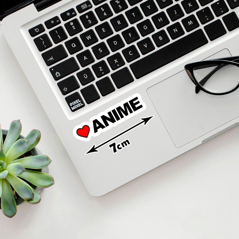 استیکر لپ تاپ پیکسل میکسل مدل انیمه دفترچه مرگ مجموعه 5 عددی