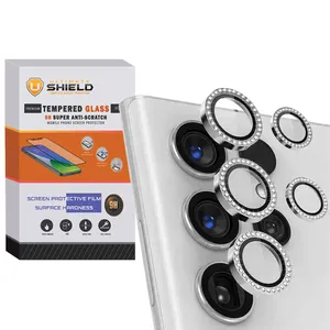 محافظ لنز دوربین آلتیمیت شیلد مدل Diamond-Ring-UL مناسب برای گوشی موبایل سامسونگ Galaxy S24 Ultra