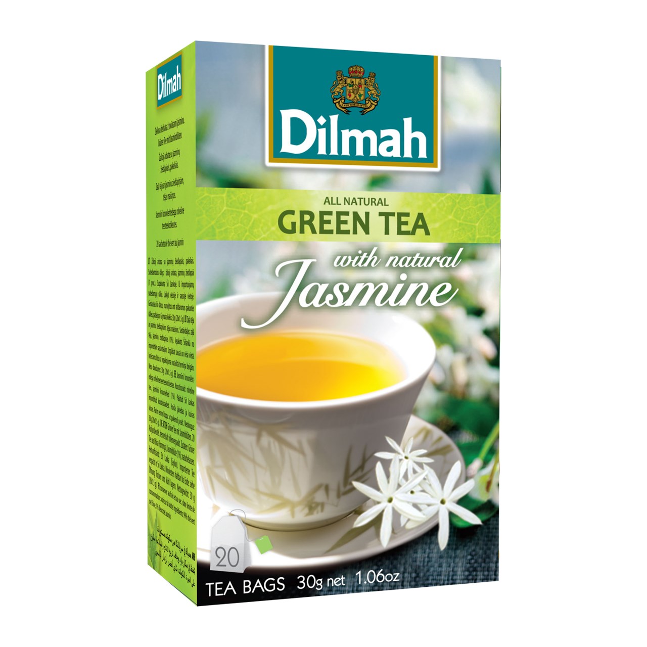 بسته چای سبز دیلما مدل Jasmine