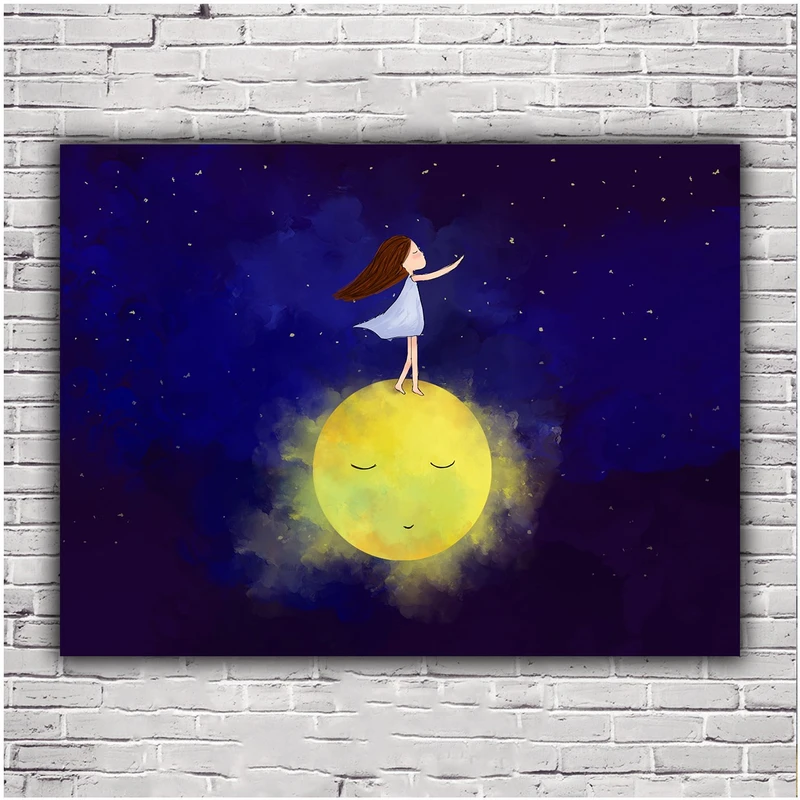 تابلو دیواری چوبی دکوگراف مدل Girl کد 332 سایز 30x40 سانتی متر
