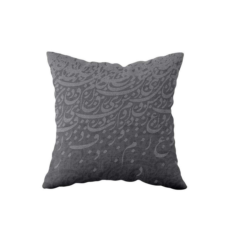 کاور کوسن مدوپد طرح حرف باران خاکستری مدل png00112
