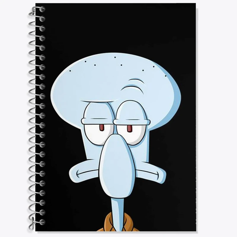 دفتر زبان 50 برگ خندالو مدل سه خط طرح اختاپوس کد 2387