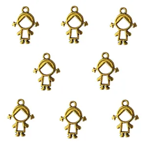 آویز دستبند طرح دختر کد 290 AD بسته 8 عددی