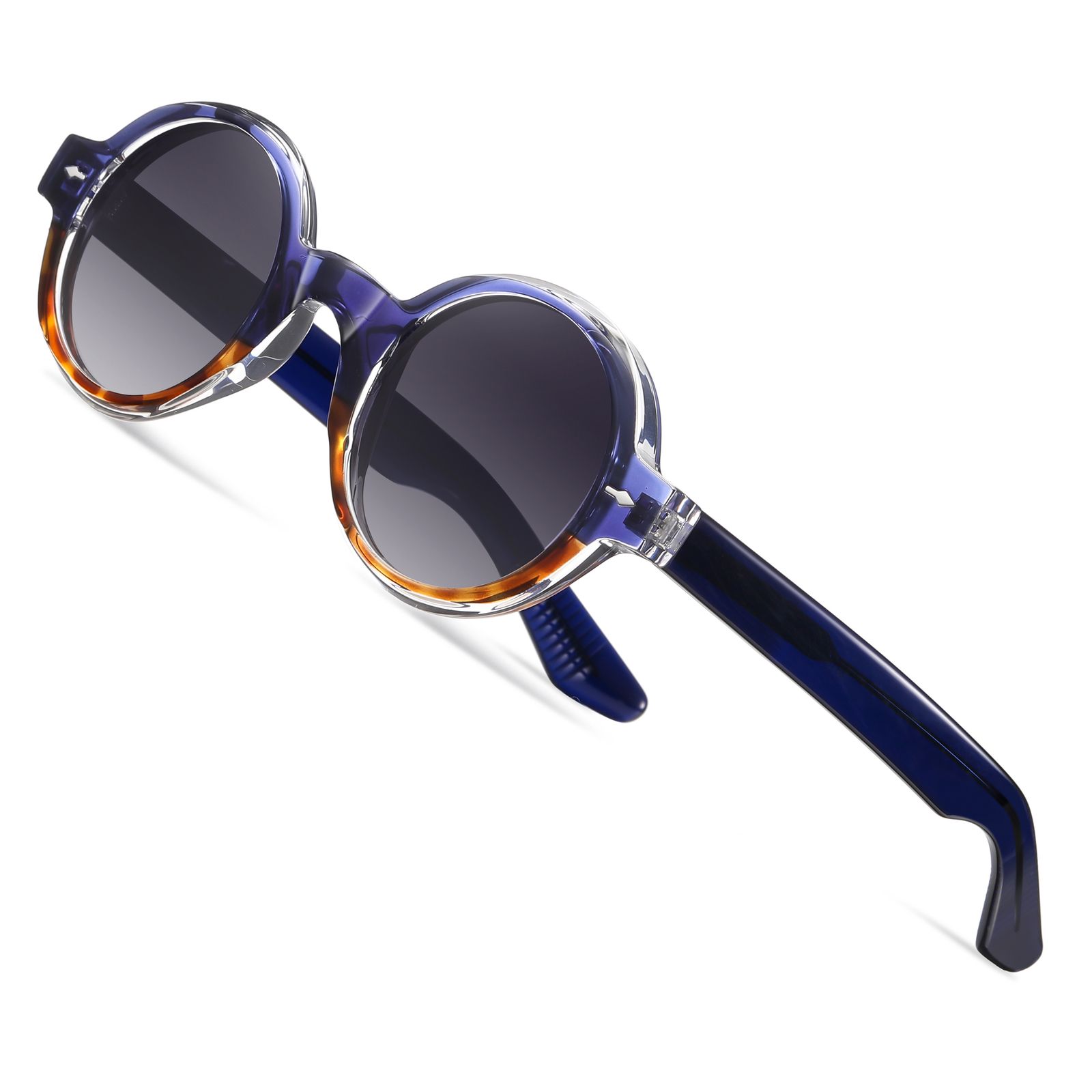 عینک آفتابی گرد پلاریزه آلبرت وگ مدل S31108C4 Acetate Avantgarde Visionary -  - 3