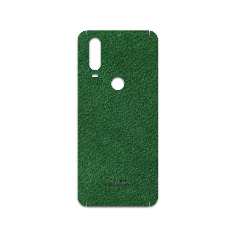 برچسب پوششی ماهوت مدل Green-Leather مناسب برای گوشی موبایل موتورولا One Action