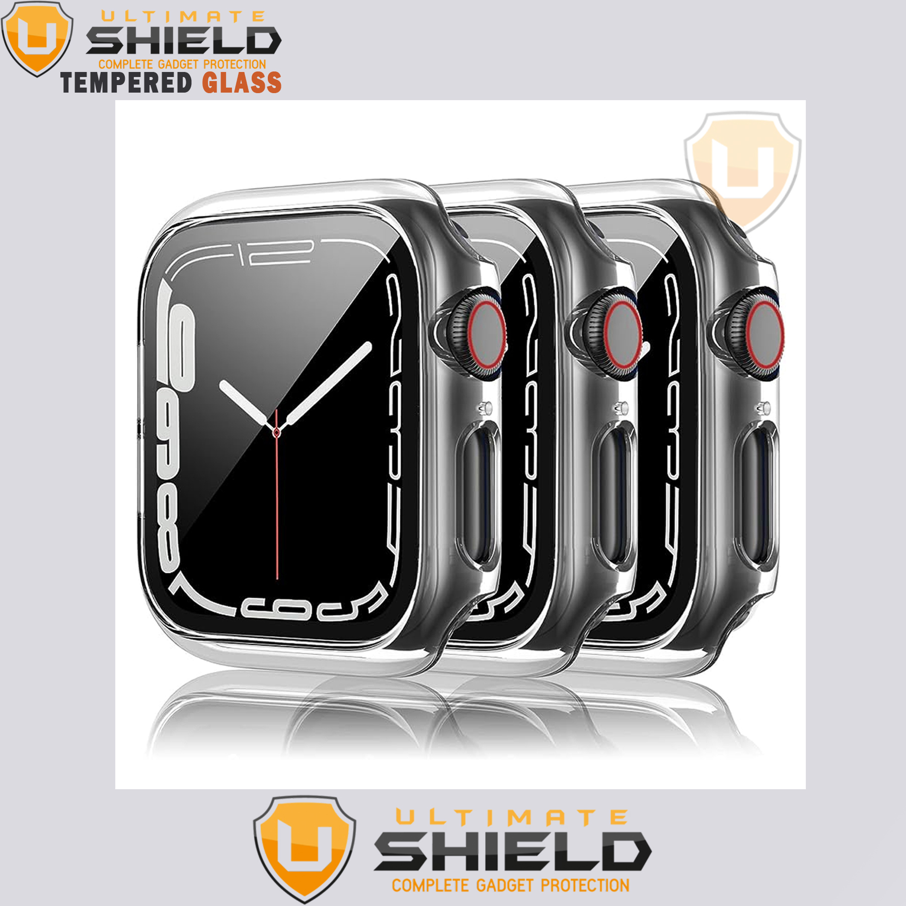 کاور آلتیمیت شیلد مدل UL-360 مناسب برای اپل واچ Series 1 Aluminum 42 / Series 2 42mm / Series 3 42mm به همراه محافظ صفحه نمایش