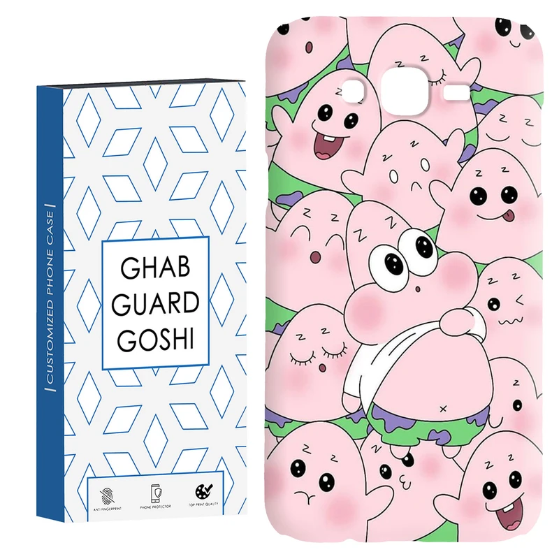 کاور قاب گارد گوشی طرح پاتریک کد Dimo-101 مناسب برای گوشی موبایل سامسونگ Galaxy J7 2015 / J7 core / J700
