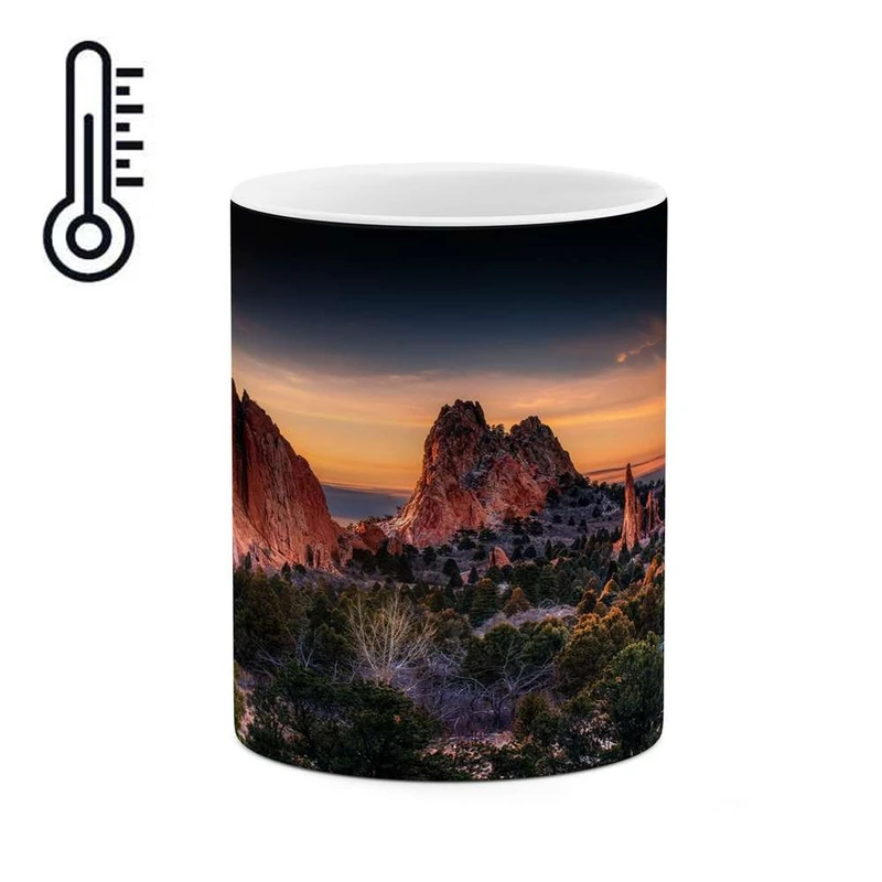 ماگ حرارتی کاکتی مدل منظره کد mgh16668