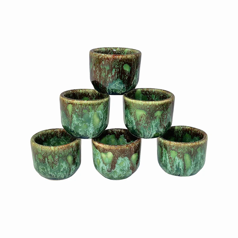 فنجان مدل قهوه خوری کد ۱۲۲۷ بسته ۶ عددی 