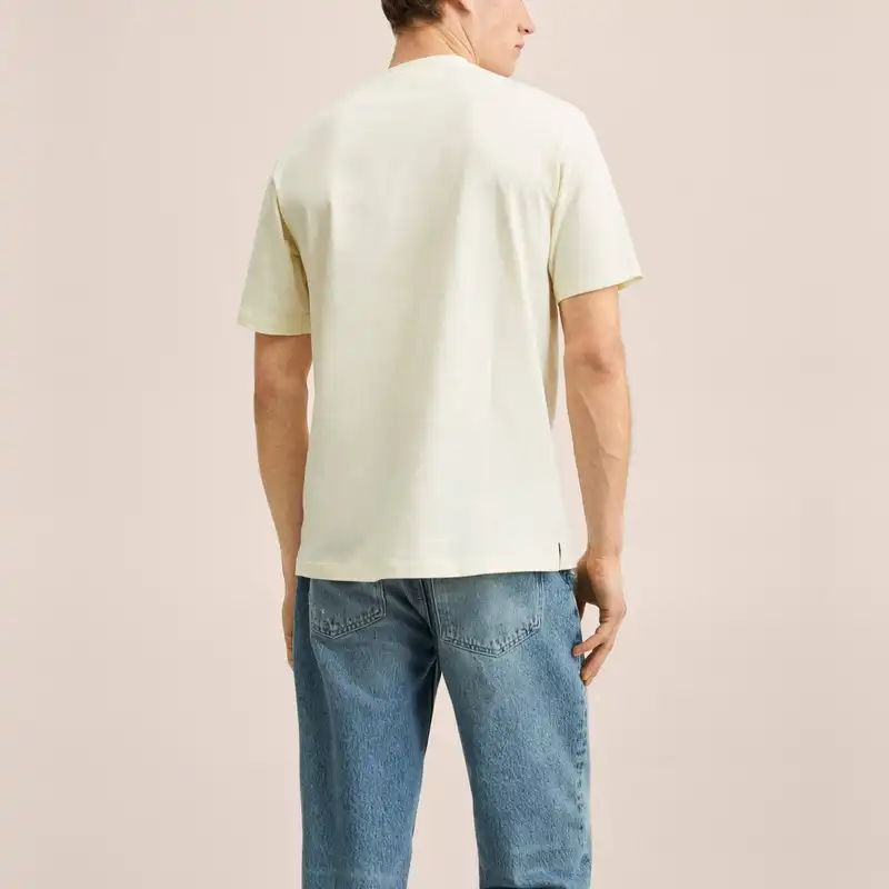 تی شرت آستین کوتاه مردانه مانگو مدل WT771LOV