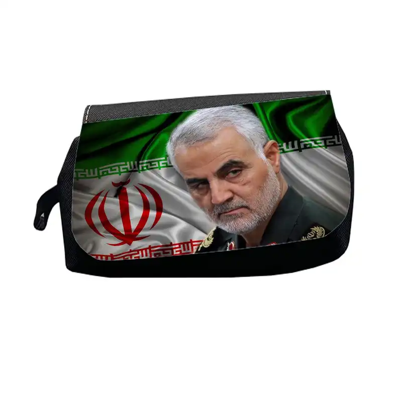 جامدادی طرح شهید حاج قاسم سلیمانی و پرچم ایران مدل J1046