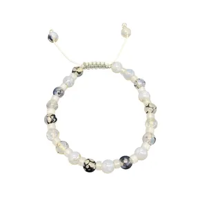 دستبند سنگی مدل کوارتز و عقیق 