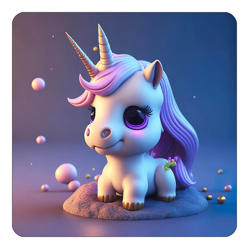 مگنت کاکتی طرح اسب تک شاخ و یونیکورن مدل mp33554