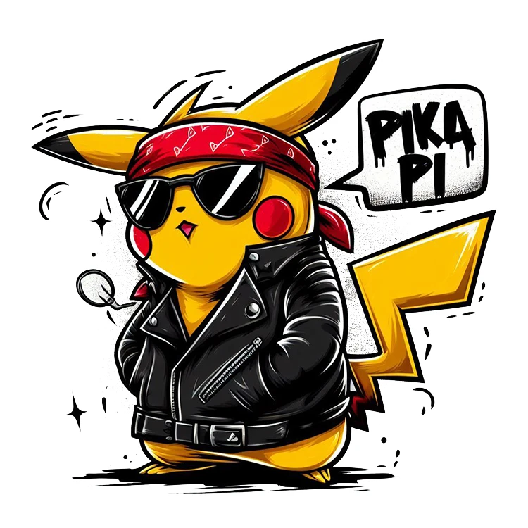 استیکر پارچه و لباس پاد آفرین مدل پوکمون کد 2347