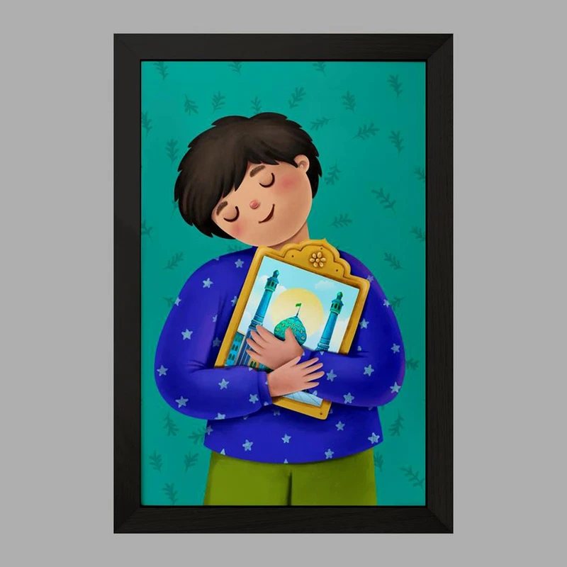 تابلو خندالو مدل نیمه شعبان کودکانه کد 25532