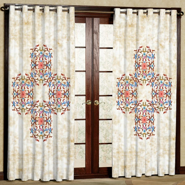 پرده مدل مخمل پانچی کد 7540 سایز 280x140 سانتی متر