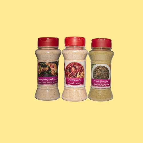پک ادویه قورمه سبزی و ادویه مرغ و ادویه قیمه قمشه -225 گرم بسته 3 عددی