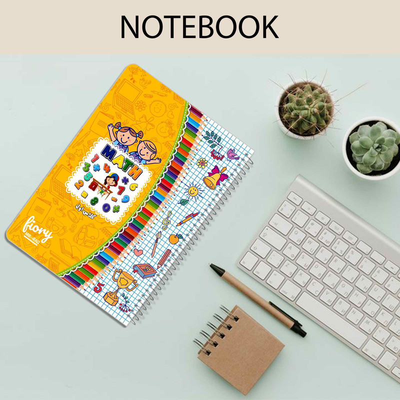 دفتر شطرنجی مستر راد مدل فیوری طرح کودک کد fiory 1723