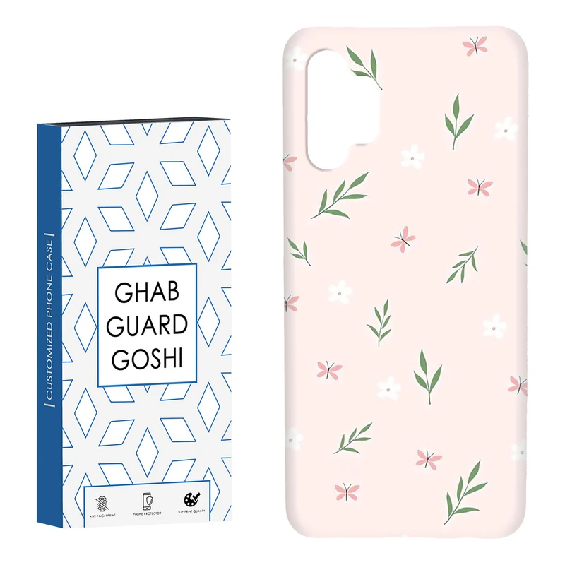 کاور قاب گارد گوشی طرح گل صورتی کد Dimo-056 مناسب برای گوشی موبایل سامسونگ Galaxy A13 4G / A32 5G