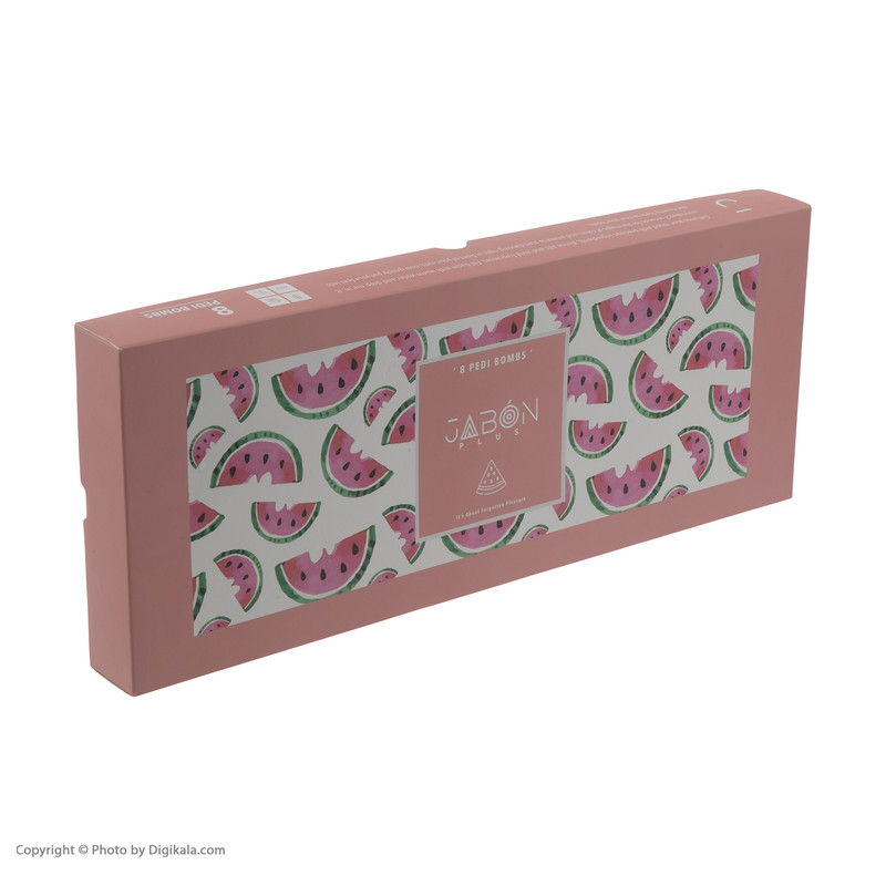 کوکتل پدیکور ژبن پلاس مدل Watermelon وزن 480 گرم بسته 8 عددی