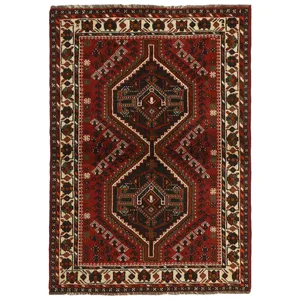 فرش دستبافت یک و نیم متری مدل شیراز کد 483898C