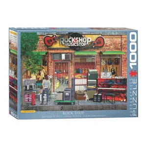 پازل 1000 تکه یوروگرافیکس پازلز مدل Rock Shop كد 60005614