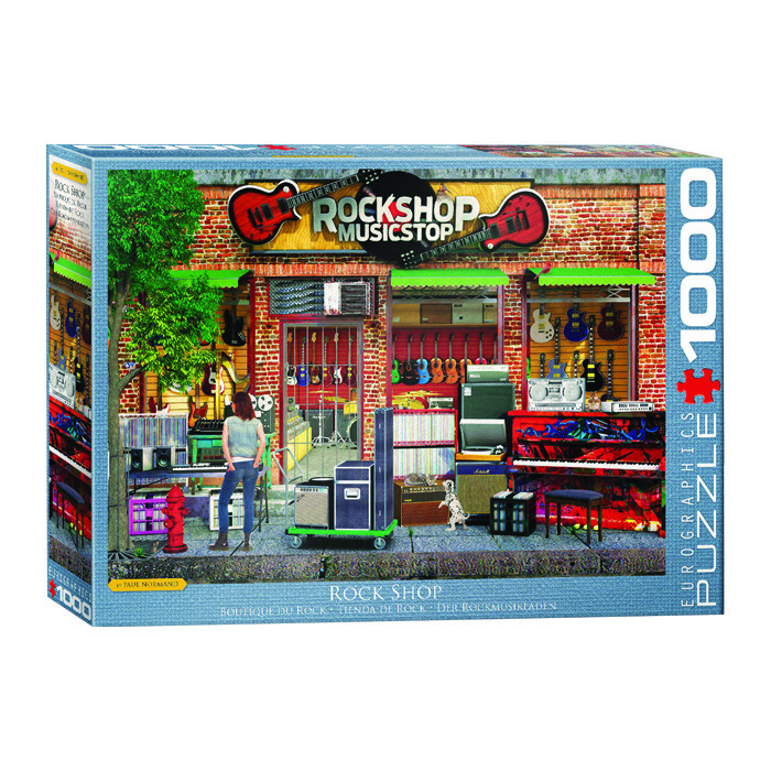پازل 1000 تکه یوروگرافیکس پازلز مدل Rock Shop كد 5614-6000
