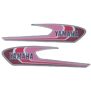 برچسب باک موتور سیکلت مدل پرچمی مناسب برای یاماها 100 مجموعه دو عددی