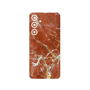 MAHOOT Red Marble Cover Sticker for Samsung Galaxy S24 FE