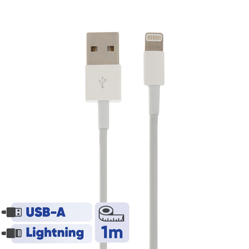کابل تبدیل USB به لایتنینگ مدل 001 طول 1متر