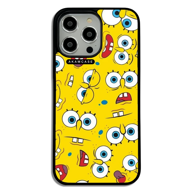کاور آکام مدل AMC-WA14PROMAX-SPONGE BOB5 مناسب برای گوشی موبایل اپل iPhone 14 Pro Max