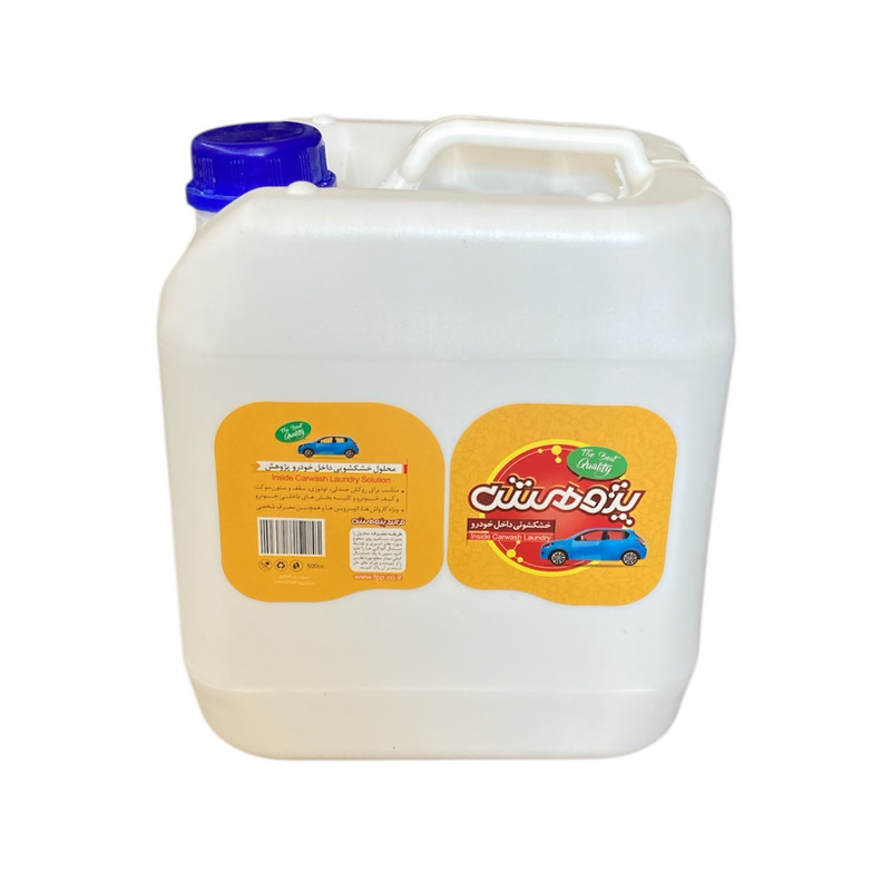 محلول خشکشویی و صفرشویی داخل خودرو پژوهش مدل 10DV4 حجم ۴ لیتر