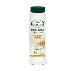 شامپو بدن لانجلیکا مدل  Oat Milk Oat Extract BathFoam حجم 500 میلی لیتر