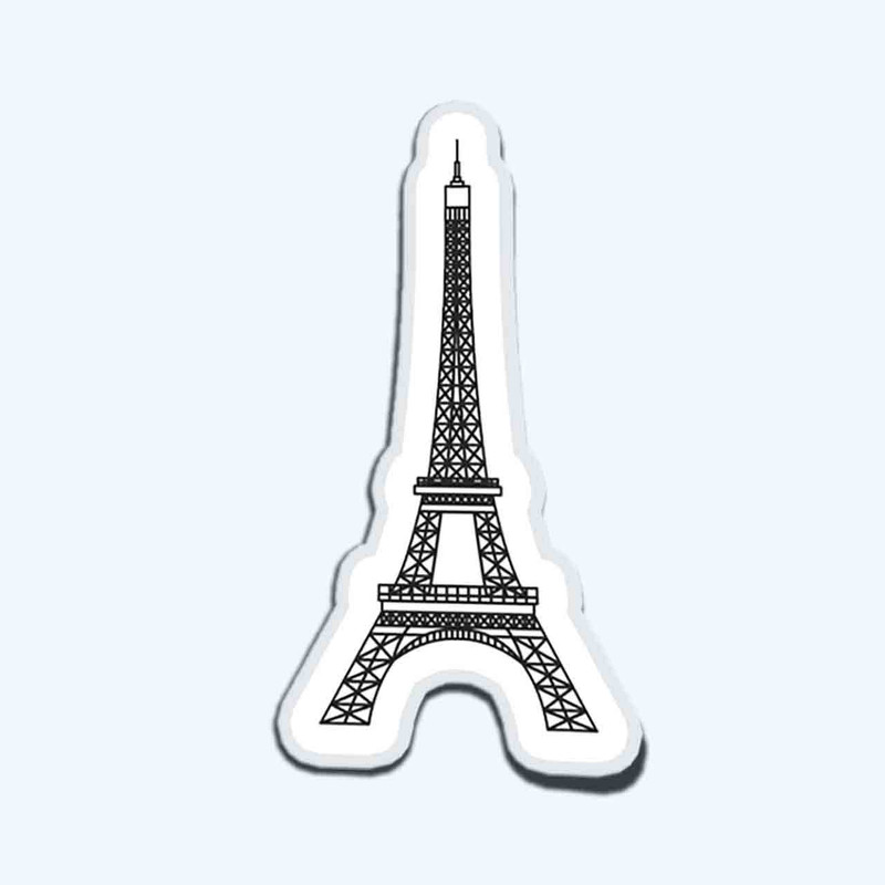 استیکر لپ تاپ طرح eiffel-tower کد ST572