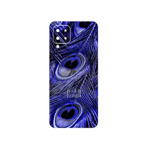 MAHOOT Purple Feather Cover Sticker for Samsung Galaxy M22