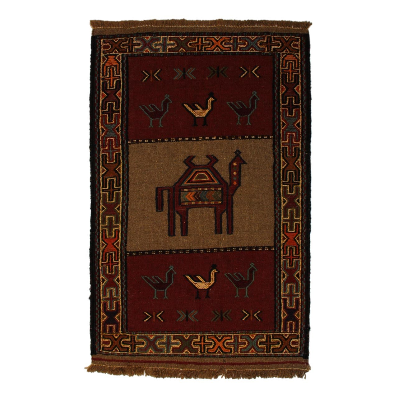 گلیم دستبافت سرزمین فرش کد TKG116
