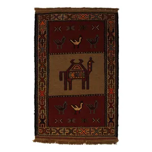 گلیم دستبافت سرزمین فرش کد TKG116
