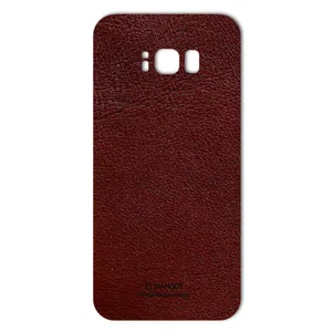 MAHOOT Natural Leather Cover Sticker for Samsung S8 Plus