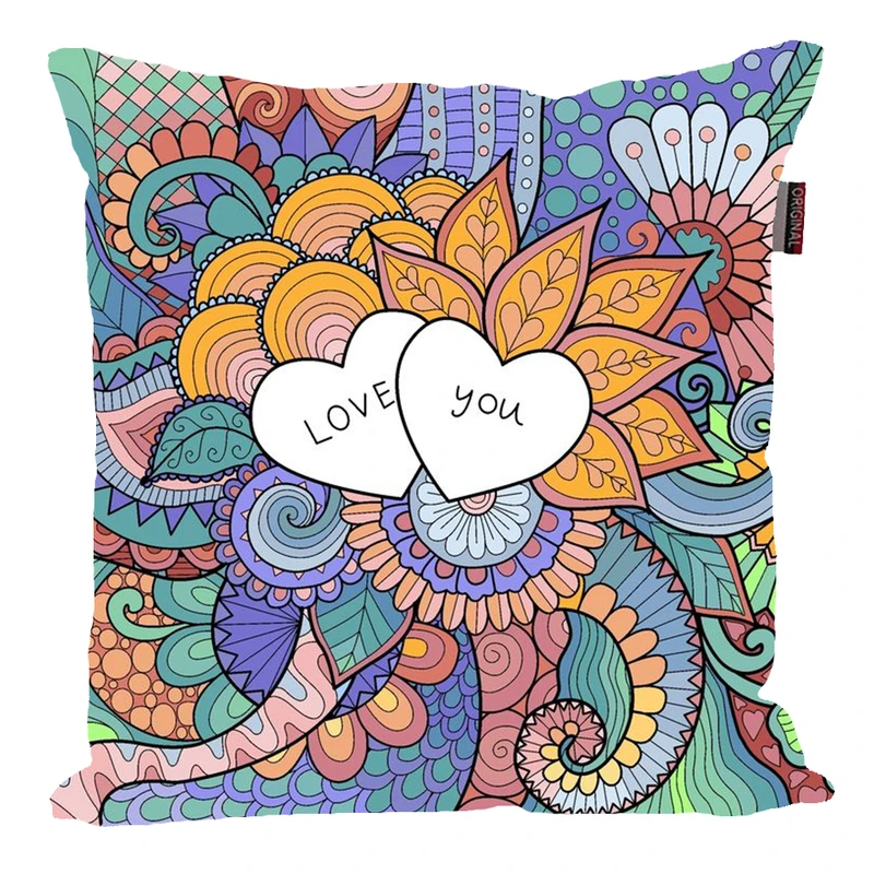 کوسن پاد آفرین مدل عشق طرح LOVE کد PK30829