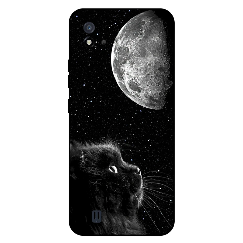 کاور مگافون طرح گربه مدل 1882 مناسب برای گوشی موبایل ریلمی C11 2021