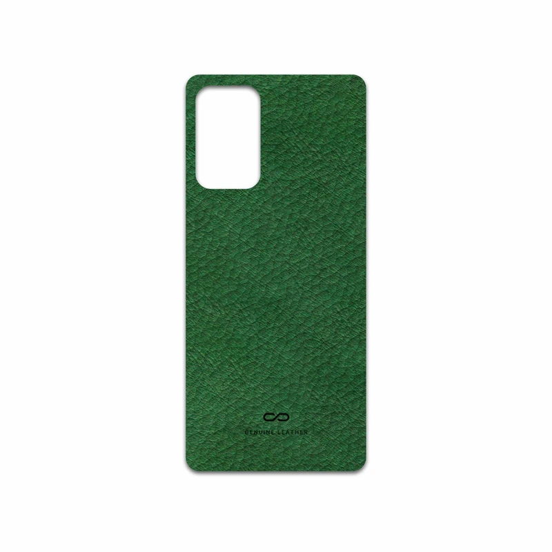 برچسب پوششی ماهوت مدل Green-Leather مناسب برای گوشی موبایل سامسونگ Galaxy A52 5G