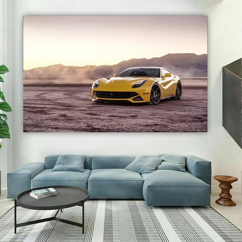 تابلو بوم طرح ماشین مدل Ferrari F12 کد AR2498