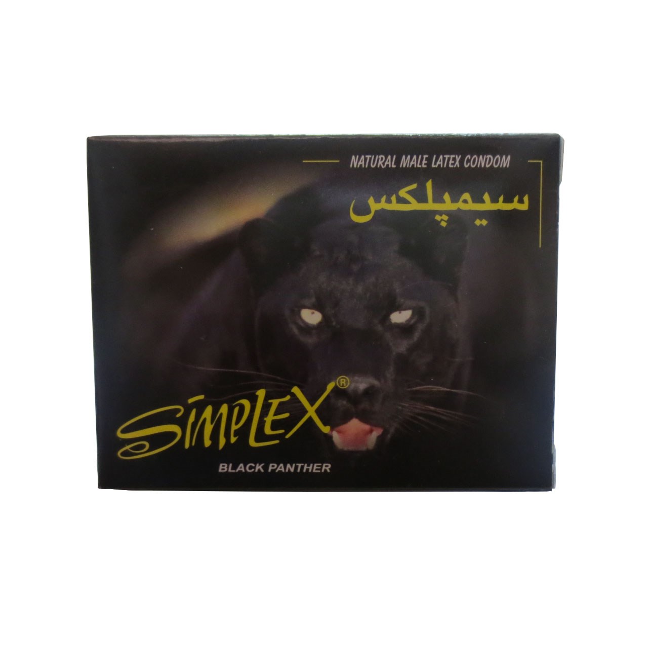 کاندوم سیمپلکس مدل Black Panther بسته سه عددی