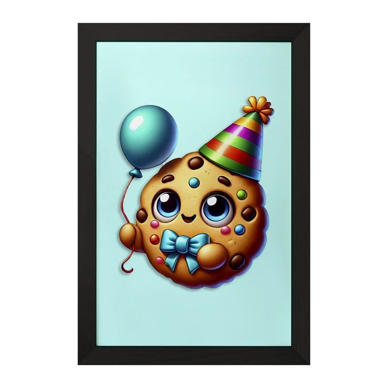 تابلو خندالو مدل کوکی تولد کد F4244