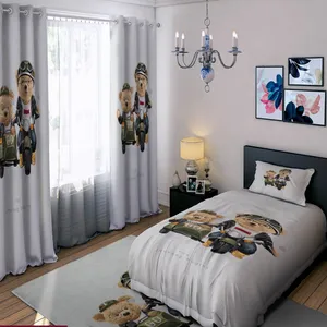 سرویس خواب مدل پسرانه کد ۰۹۶۶ یک نفره ۴ تکه